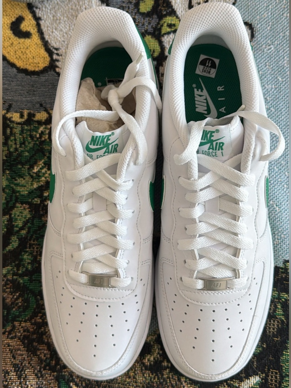 Nike Air Force 1 Low '07 White Malachite - Size 11 (Brand New)